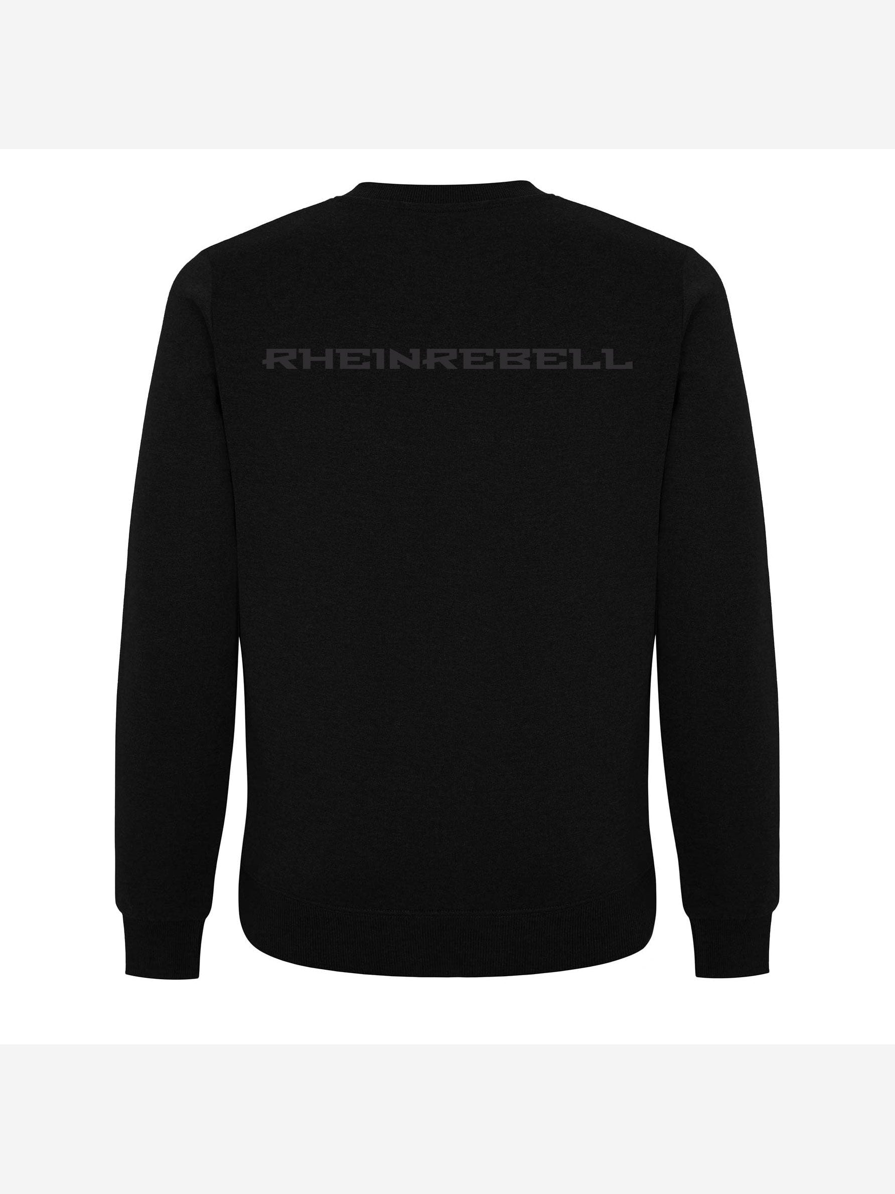 Crewneck „Black in Black“ Rheinrebell - Unisex