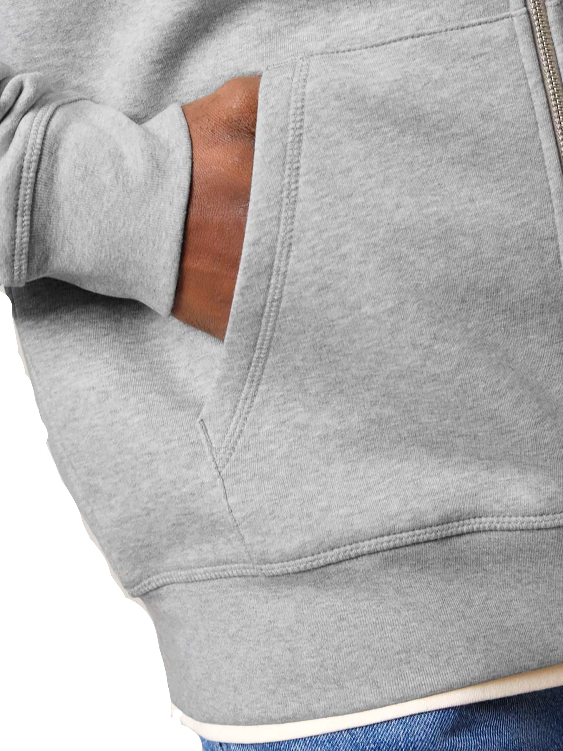 Hoodie Jacke Grau