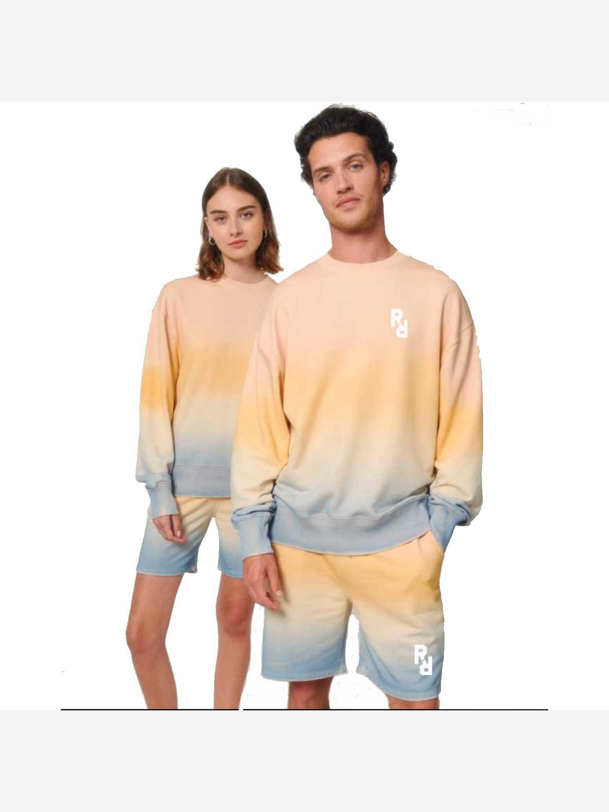 Kurze Joggerhose "Ombre" -Unisex