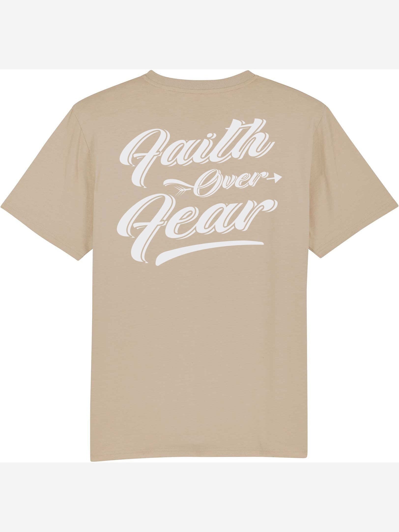T-Shirt "Faith" Sandfarben