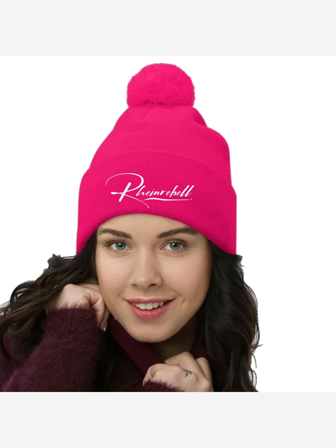Bommelmütze Pink