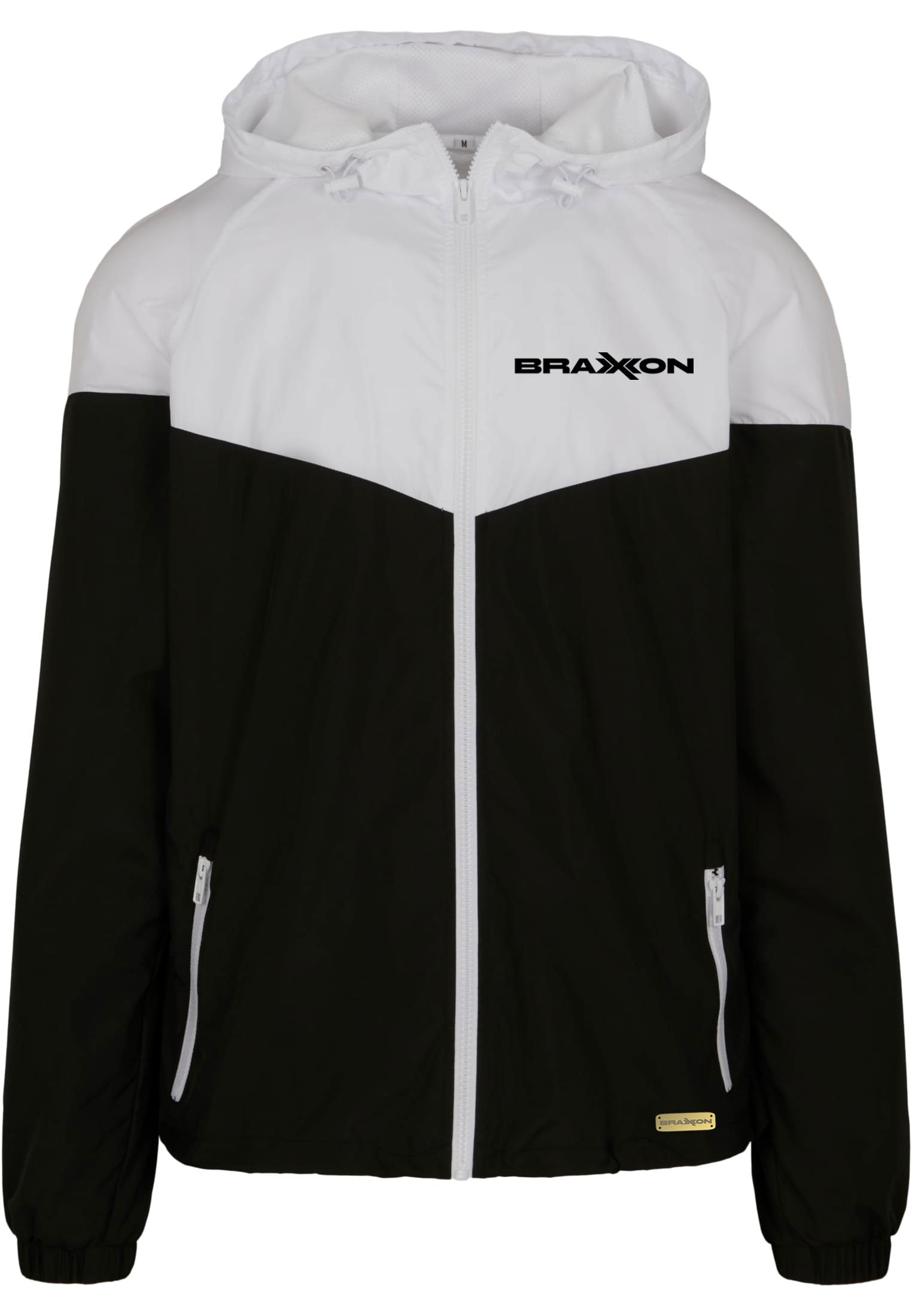 BRAXXON Essential Windbreaker – Black / White