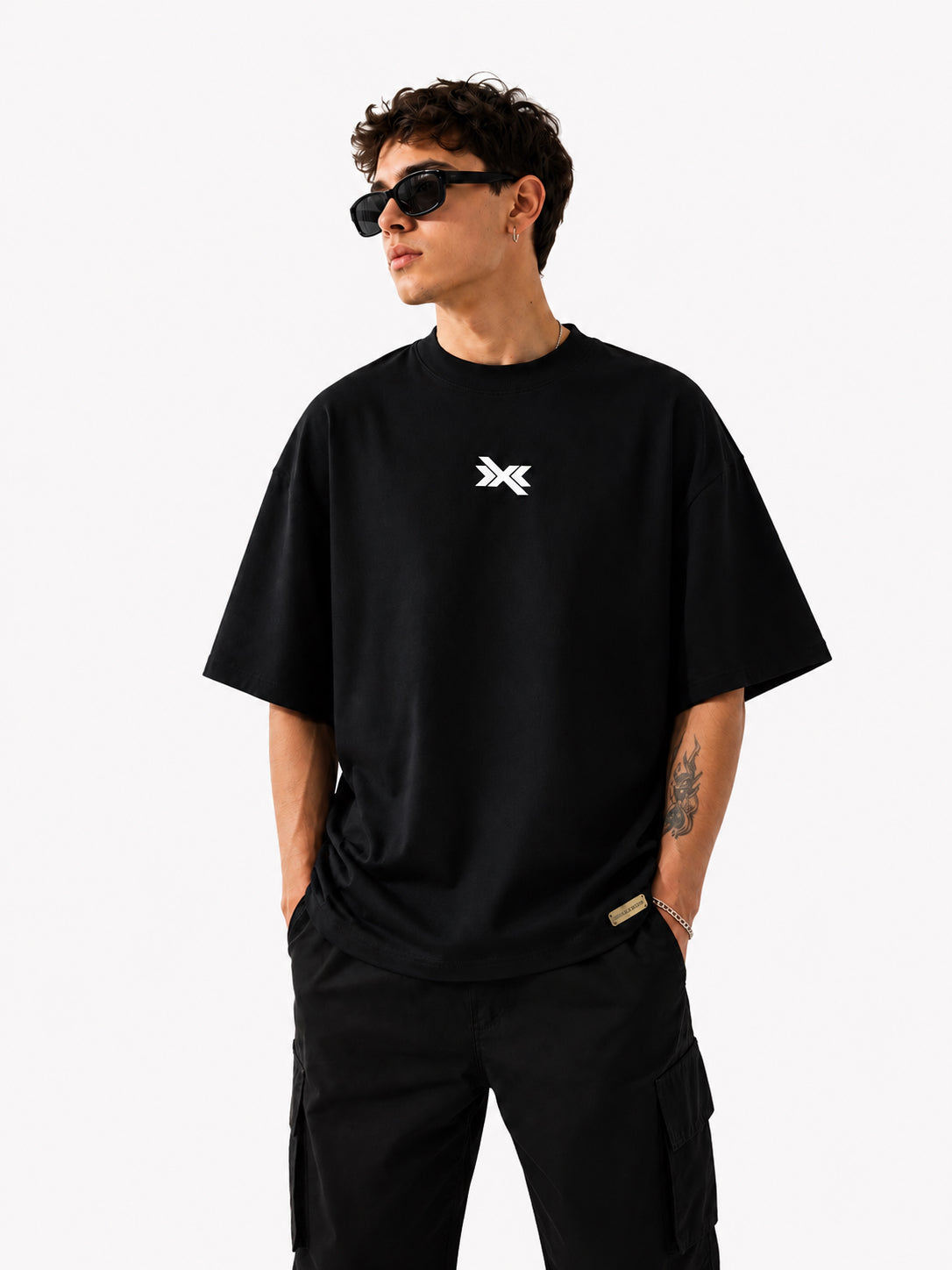 Oversized-Tee Black